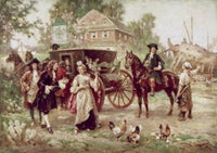 On the Road to Penn's Manor fine art print by Jean Leon Gerome Ferris.