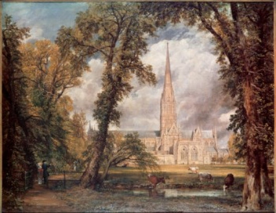 Salisbury Cathedral Fine Art Print by John Constable
