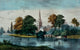 Stratford on Avon Poster Print by Currier & Ives showcasing historic landscape.