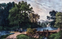 Summer Morning Poster Print by Currier & Ives, 1834-1907