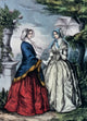 Sisters Color Lithograph Print by Currier & Ives
