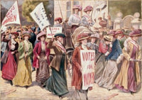 Suffragette Demonstration in London, 1908 Poster Print