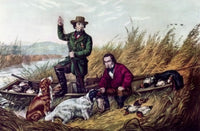 Wild Duck Shooting art print by Currier & Ives