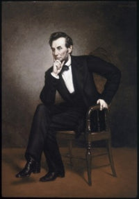 Abraham Lincoln poster print by George Peter Alexander Healy, premium quality art print.