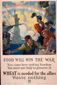 Food Will Win the War Poster Print by Currier & Ives, Vintage Artwork