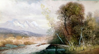 Western Borderland Poster Print by Wayne Wiggins showcasing a 19th-century landscape.