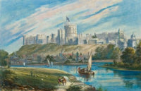 Windsor Castle Poster Print showcasing the iconic British landmark.