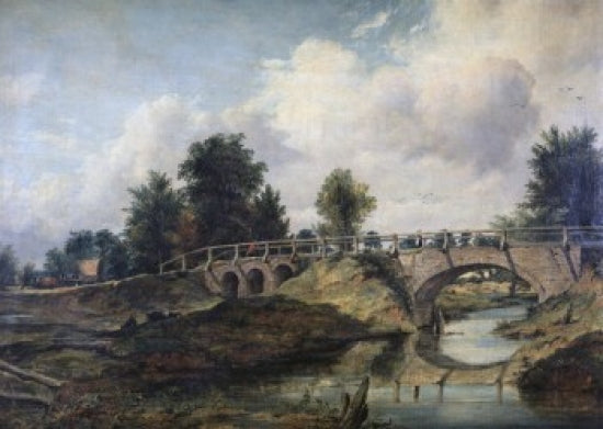 Bridge Over the River Stour Poster Print by Frederick William Watts