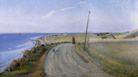 Summersday at Sejrobugten fine art print by Hans Andreasen Hessellund, vibrant landscape artwork.