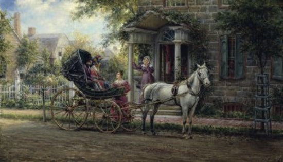 Stopping for a Chat Fine Art Print by Edward Lamson Henry