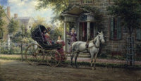 Stopping for a Chat Fine Art Print by Edward Lamson Henry