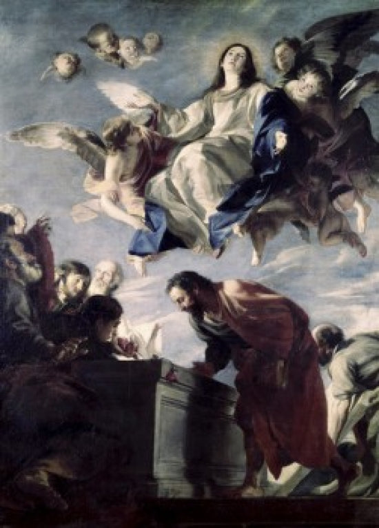 The Ascension of the Virgin Poster Print by Mateo Cerezo