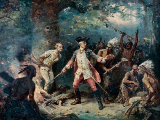 The Rescue of Major Israel Putnam Poster Print by Jean Leon Gerome Ferris