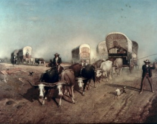 Ships Of The Plains art print by Samuel Colman, showcasing serene natural beauty.