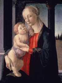 Corsini Virgin Poster Print by Sandro Botticelli, Renaissance art, National Gallery of Art.