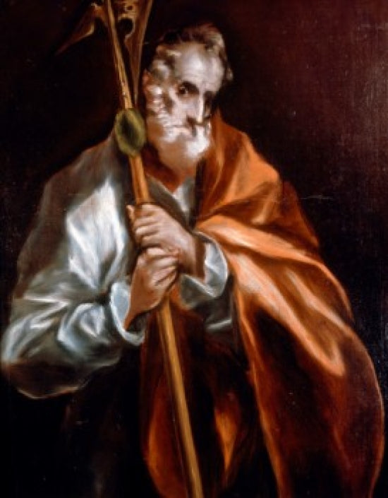 Saint Jude Thaddeus Poster Print by El Greco