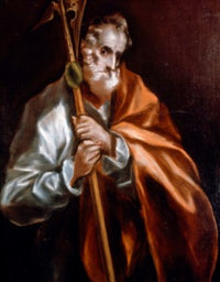 Saint Jude Thaddeus Poster Print by El Greco