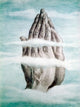 Praying Hands Poster Print by Habs J. Kohler - Spiritual Artwork