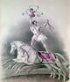 Antique Circus Poster Print by Alex Hoag, featuring vibrant artwork.