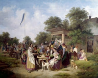 Public House at Munich Poster Print by Wilhelm Alexander Wolfgang Kobell