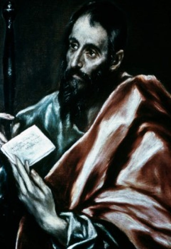 Saint Paul by El Greco - Poster Print showcasing classic art.