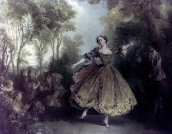 Dancer Camargo Fine Art Print by Nicolas Lancret, 1730, 18 x 24