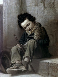 Savoyard Art Print by Vasili Grigorevich Perov, oil on canvas, 1863-1864