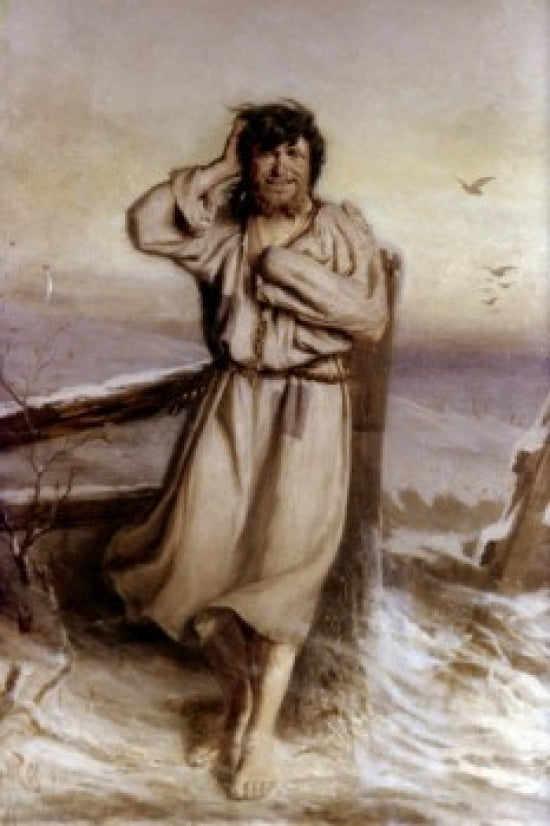 Blessed One poster print by Vasili Grigorevich Perov - 1866 oil on canvas artwork.