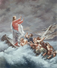 Christ Stilling the Tempest Poster Print by Anton Dietrich