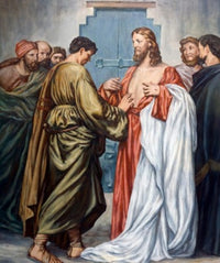 Unbelieving Thomas Poster Print by Antonio Ciseri, high-quality artwork