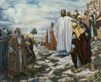 Christ on the Mountain Poster Print by Arnold C. Slade - Spiritual Artwork