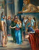 Sarah Is Taken Into Pharaoh's House Oil on Canvas Poster Print
