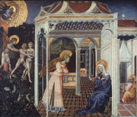 The Annunciation Poster Print by Giovanni di Paolo di Grazia