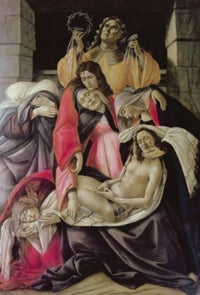 Lamentation over Dead Christ by Sandro Botticelli Poster Print
