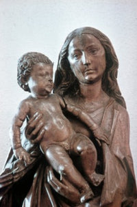 Virgin Mary & Child (Detail) Fine Art Print by Tilman Riemenschneider