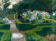 Garden in Granada fine art print by John Singer Sargent, depicting a vibrant garden scene.