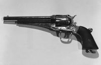 Close-up of a Remington Army Revolver Fine Art Print