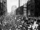 Easter Sunday Parade Crowd Poster Print showcasing vibrant Manhattan atmosphere