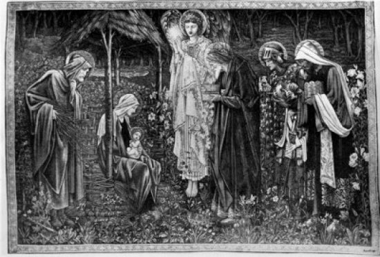 The Star of Bethlehem art print by Edward Burne-Jones showcasing intricate details and vibrant colors