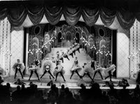 Actors Dancing on the Stage Poster Print - Front View