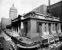 High angle view of Grand Central Terminal poster print showcasing New York City architecture.