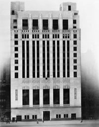 Facade of the American Stock Exchange Poster Print in New York City