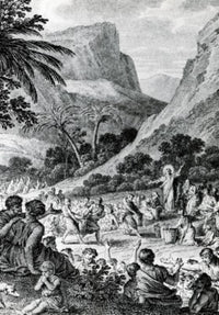 The Multiplication of the Seven Loaves of Bread Poster Print by Jean-Michel le Jeune Moreau