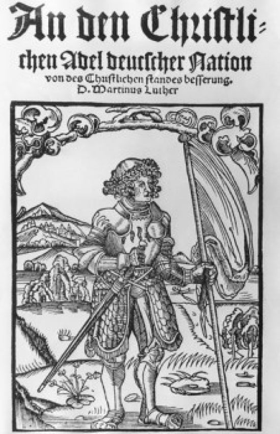 Martin Luther Defiant Monk Illustration Poster Print