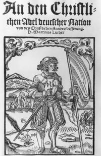 Martin Luther Defiant Monk Illustration Poster Print