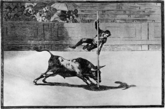 La Tauromaquia Series Etching Poster Print by Francisco Goya, available in multiple sizes.