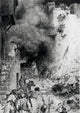 Destruction of Jericho illustration poster print by William Hole