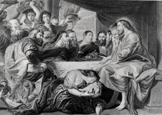 'For She Loved Much' art print by Peter Paul Rubens, classical artwork, available in multiple sizes.