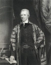 William Pitt Engraving Print After Hoppner 18 x 24