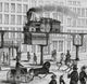 America On Wheels 1853 Poster Print showcasing historical transportation art.